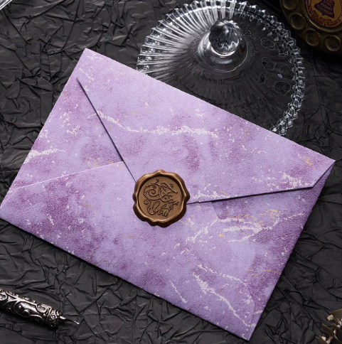 Adesivo per vernice Lilac-1 busta-1 (con 3 fogli di carta da lettera)