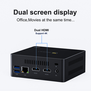 Beelink GKmini Intel J4125 8GB 256GB M2 SATA SSD-Speicher Wins10 OS DDR4 ZWEI Display Büroarbeit Industrie computer GK mini - Product Image 3