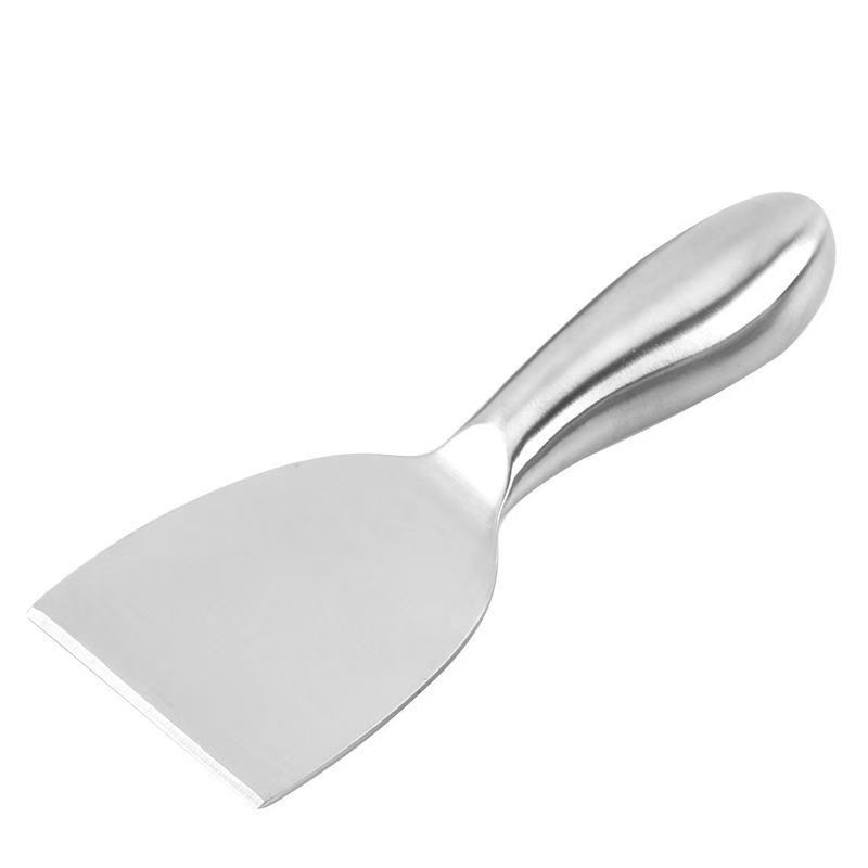 Pala per formaggio in acciaio inox color argento