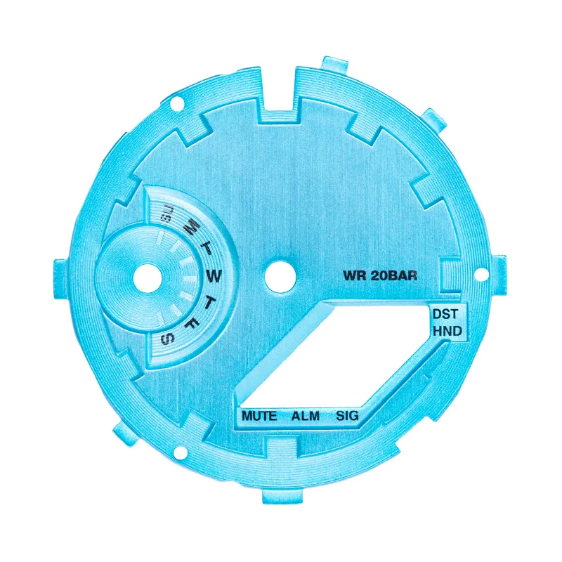 หน้าปัดนาฬิกาข้อมือสีน้ำเงิน Tiff สำหรับ Casio Mod Ga2100 Ga2110
