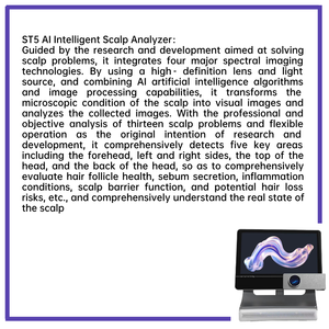 Ai kỹ thuật số da tóc phân tích da Đầu HD kính hiển vi Thiết bị phân tích tóc thông minh ai thông minh phân tích da đầu - Product Image 3