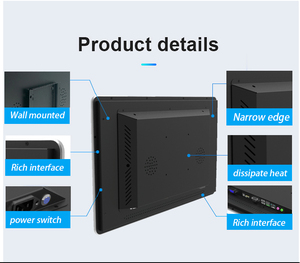 23.6 23.8 inç USB portu 1920X1080 endüstriyel All-in-One PC RS232 RS485 kapasitif dokunmatik ekran endüstriyel hepsi bir PC - Product Image 6