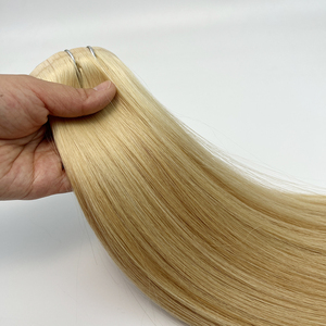 工場卸売高級最高品質レミー人毛見えないシームレスクリップヘアエクステンション100% 人毛