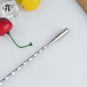 Tái Sử Dụng Thép Không Gỉ Thanh Muỗng Cho Cocktail Trộn Và Khuấy Cấp Thực Phẩm 304 Chất Liệu Thân Thiện Với Môi Thiết Kế - Product Image 4