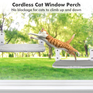 Yastık ile yüksek kalite sağlam kedi asılı hamak yatak akülü katlanabilir pencere levrek - Product Image 6