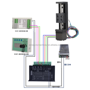 Carrera 100mm T6 * 1 Micro precisión 28 Motor paso a paso lineal guía deslizante tipo T Módulo de riel eléctrico Mini Mesa deslizante para CNC - Product Image 5
