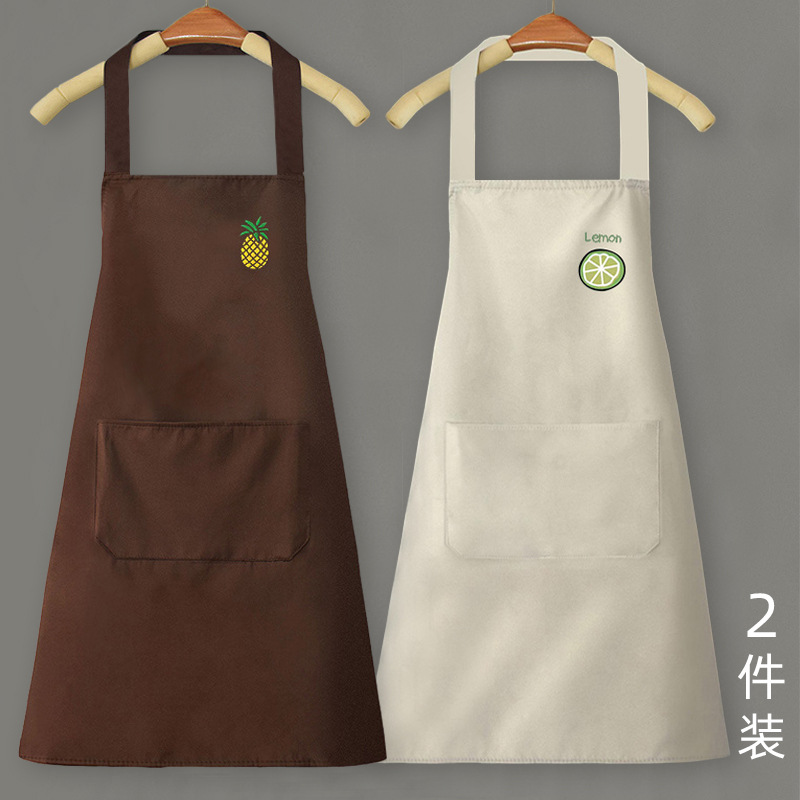 Lot de 2 mini ananas marron et mini citron blanc