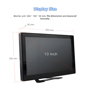 10&quot; Blind Spot Monitoring System with IPS <strong>LCD</strong> Screen, 720p Cameras, and <strong>Sensor</strong> Fusion Technology for Enhanced Vehicle Safety - Product Image 5