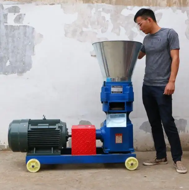 Máquina da pelota da alimentação animal pellet feed granulador máquina de trituração de porco frango comida de coelho