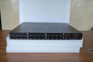 24 porte HD MI MPEG4 Encoder Modulador a 16 isdbt DVBT DVBC RF Encoder Modulador - Product Image 3