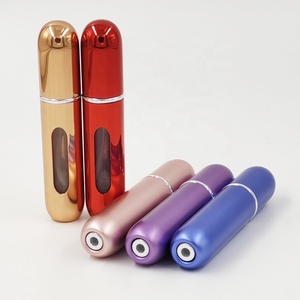 Bán buôn người đàn ông Rỗng thiết kế cửa sổ hiển thị dưới điền 5ml bơm lại phun nước hoa xịt chai - Product Image 2