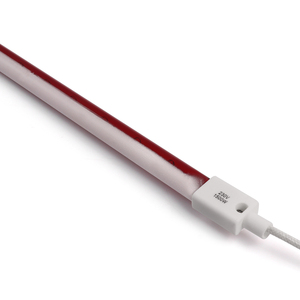1Kw1.5Kw Ruby Ir赤外線加熱ランプ赤外線短波ハロゲンヒートランプ - Product Image 1