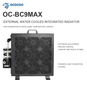 OCOCOO küçük hidro radyatör sıvı soğutma sistemi bakır soğutucu malzeme su soğutma çözümü için bilgisayarın radyatör durumda - Product Image 2