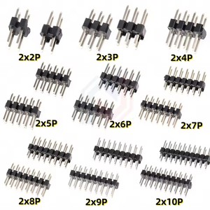 2.54mm singola riga maschio 1/2*40P scheda PCB Pin connettore di intestazione striscia 2/3/4/5/6/8/10/12/20/40Pin per Arduino - Product Image 2