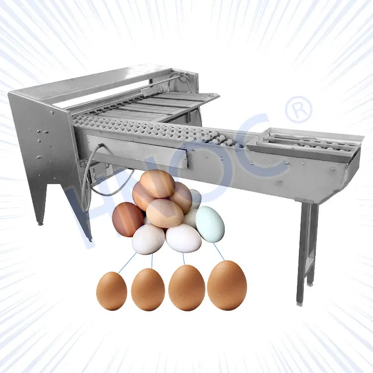 Máquina automática de clasificación de peso, clasificación de peso de huevos de pollo a pequeña escala, clasificación de tamaño, clasificación por peso