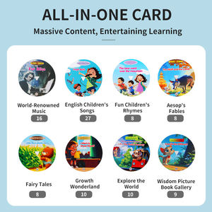 Rompecabezas de lectura de aprendizaje de idiomas personalizable, fonógrafo, máquina de aprendizaje de tarjetas cognitivas electrónicas para niños - Product Image 3