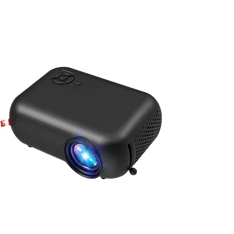 Tragbarer Mini projektor A10 480*360 Pixel Unterstützung 1080P Tragbarer USB-Video projektor für Heimkino-Kinder geschenk kino