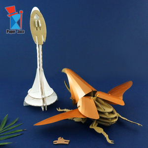 Hercules Beetle Insect Model Puzzles DIY Assembly Crafts Interactive Development Educational Kids <strong>Toy</strong> Gift - Product Image 5