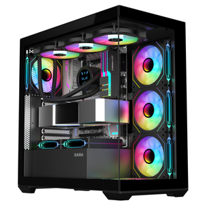 SV01 Custom Mid Tower ATX fai da te custodia per PC bianco Cabinet Case per Computer Desktop da gioco - Product Image 2