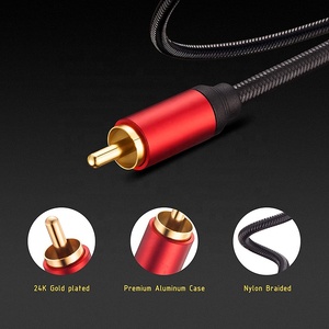 Adaptador divisor de Audio Y, 3,5 MM, 3,5 MM, Aux a RCA Dual, 2 RCA, 2 RCA, Y-RCA, convertidor de Cable, 1 en 2 salidas