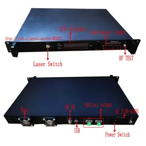 1310 1550nm Rf <strong>Input</strong> 2-port Laser Fiber <strong>Output</strong> 10DB Fiber Optic Transmitter