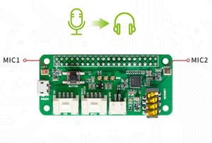 Raspberry Pi4 ReSpeaker Reconocimiento de voz inteligente 2 Micrófono pi0/3B/b + ReSpkeaker 2-Mics Pi HAT Módulo de reproducción de grabación