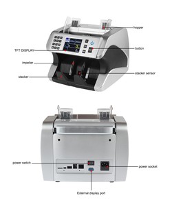 Bank Equipment Money Detectors Cashing <strong>Counting</strong> Banknote Value Counter Cash <strong>Counting</strong> <strong>Machine</strong> - Product Image 5