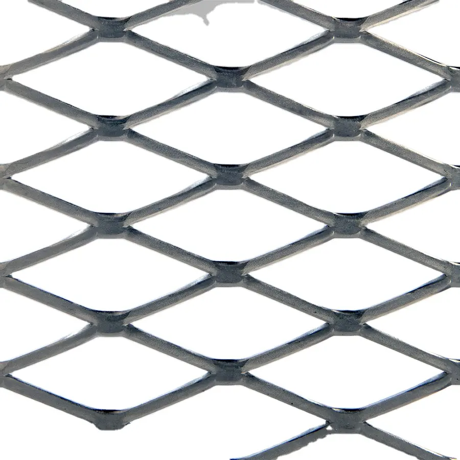 maschenvergrößerung metall massenware stahlplattenmaschine erweiterbar 20 mm x 2 mm dick verzinktes stahlnetz microstainless steel netz diamant