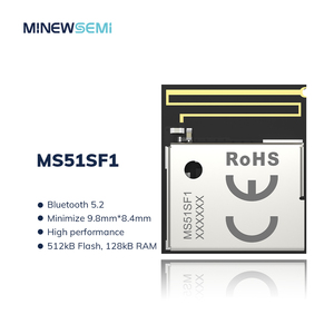 超小型Bluetoothモジュール低消費量Bluetooth 5.2 MS51SF11 nRF52833 PCBアンテナUartファームウェア - Product Image 2