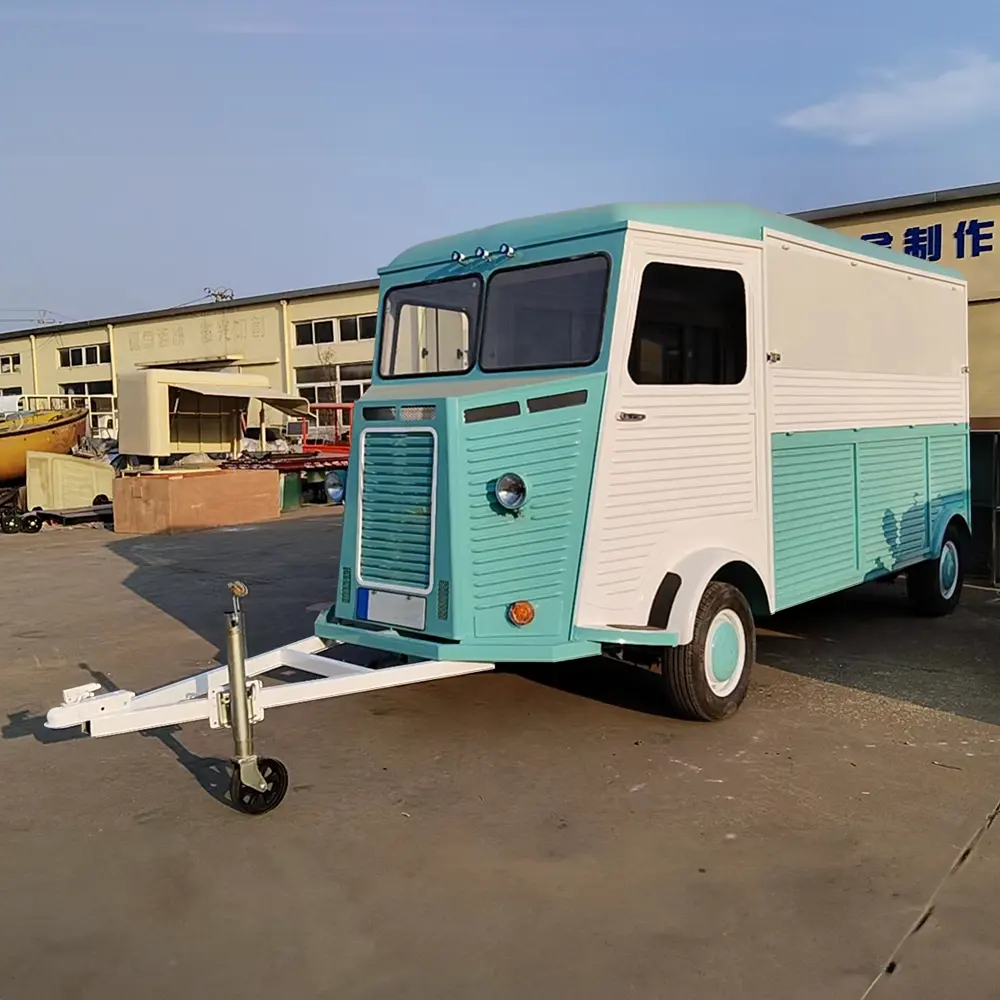 DOT CE factory price mobile fast food trailer truck fully equipped restaurant customized electric food truck food shop