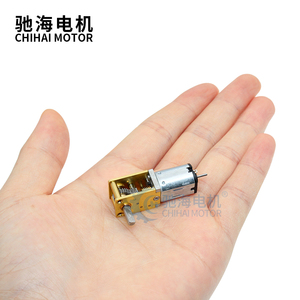池海电机CHF-GW12T-N20VA DC 3V 6V 12V微型减速电机低速电动微型减速机蜗轮马达 - Product Image 2