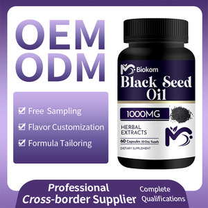Kapsul pemutih kulit Label pribadi dukungan kekebalan tubuh kuat Gumi minyak biji Jinten hitam organik untuk suplemen pertumbuhan rambut - Product Image 4