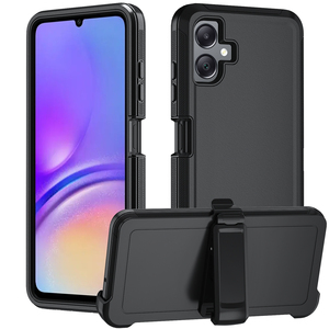三星Galaxy A06黑色手机壳的360 ° 旋转外壳，三合一全包设计 - Product Image 2