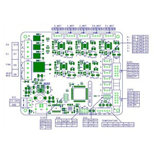 Запчасти для 3D-принтера MKS Base V1.6 плата контроллера материнская плата интегральная схема совместимая с RAMPS Mega 2560 плата Marlin