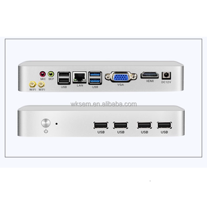Mini <strong>PC</strong> with Intel Celeron 4000M 8*USB Ports 2*Display 2GB DDR3 <strong>Video</strong> Memory Linux OS and WiFi SSD Hard Drive - Product Image 5