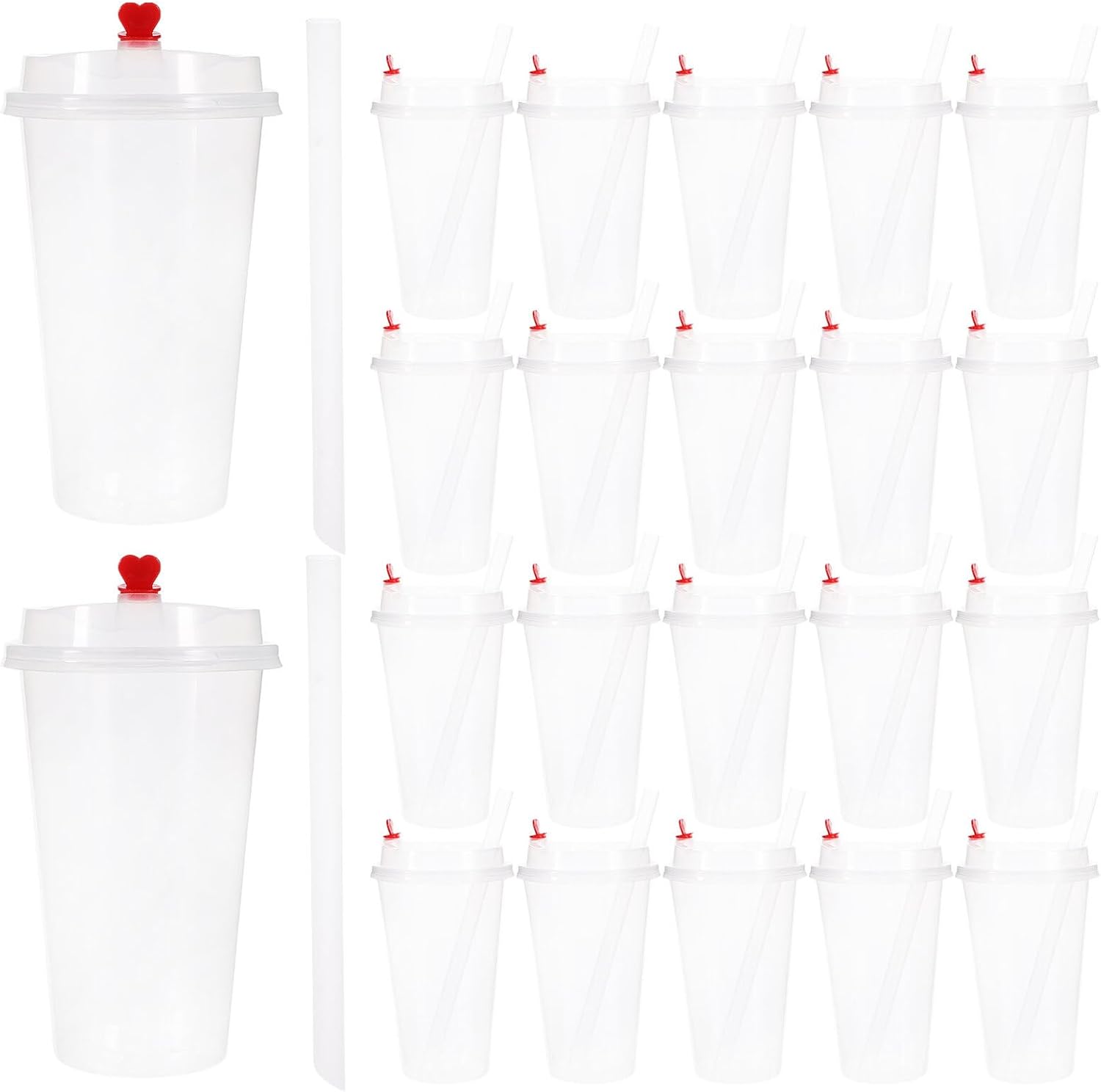 vasos de plástico