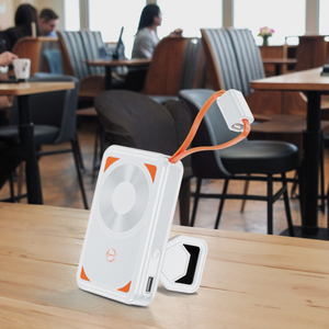2025 trend ürün ince 10000mAh Kickstand hızlı şarj güç bankalar tipi C şarj LED kablosuz manyetik düzeltme Apple arayüzü - Product Image 5