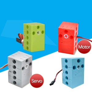 Motore a doppia uscita 2KG a corrente continua a rotazione di 360 gradi e Servo motoriduttore di inversione per Lego - Product Image 2