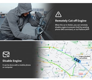 Kablolu gerçek zamanlı konumlandırma GPS araba küresel konumlandırma sistemi takip cihazı aşırı hız alarmı küresel konumlandırma sistemi tracker - Product Image 6