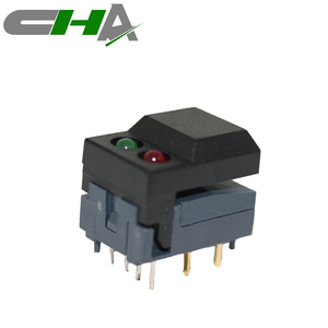 LED-Drucktasten schalter der Serie C3006 Beleuchteter quadratischer Ein-Aus-Mini-Drucksc halter - Product Image 2