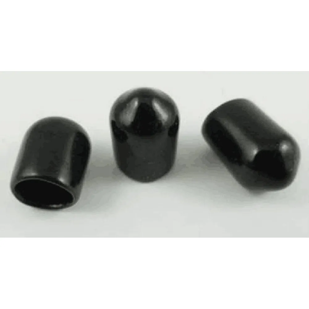 SMAメスコネクタ用ROHS準拠の黒の防塵キャッププラスチックゴム製ダストカバー