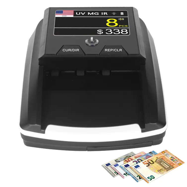 Chuanwei TFT Display valuta automatica riconoscimento rilevamento portatile rilevatore di banconote rilevatore di banconote elettronico