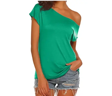 Mode Plus Size Tops Grand T-shirt à col rond Plusieurs modèles en forme de T