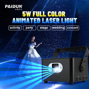 5WフルカラーRGBレーザーショープロジェクターLED光源スノースモークマシン付きウェディング & DJステージ用 - Product Image 3