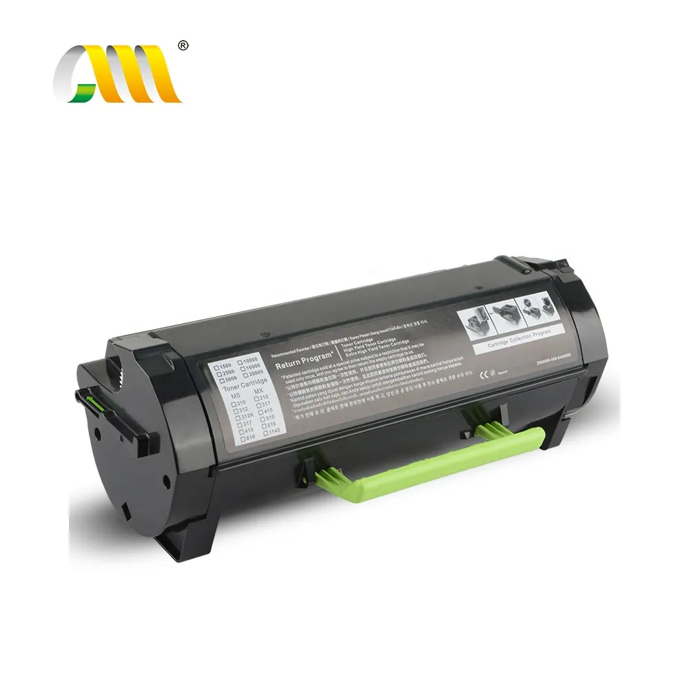 Cartucho de tóner compatible MS510 para cartucho de impresora Lexmark MS510dn MS410dn MS310 MS510 MS610