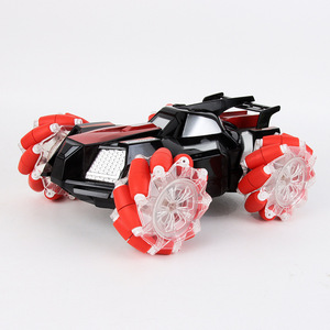 รถแข่งบังคับระยะไกลแบบ4WD ใหม่ล่าสุดพร้อมไฟ LED แบบชาร์จไฟได้หมุนได้360 ° - Product Image 1