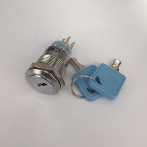 Mp1 no1nc 2 no2nc interruttore a chiave impermeabile di emergenza 2 o 3 posizioni interruttori a pulsante Dia 19mm - Product Image 6