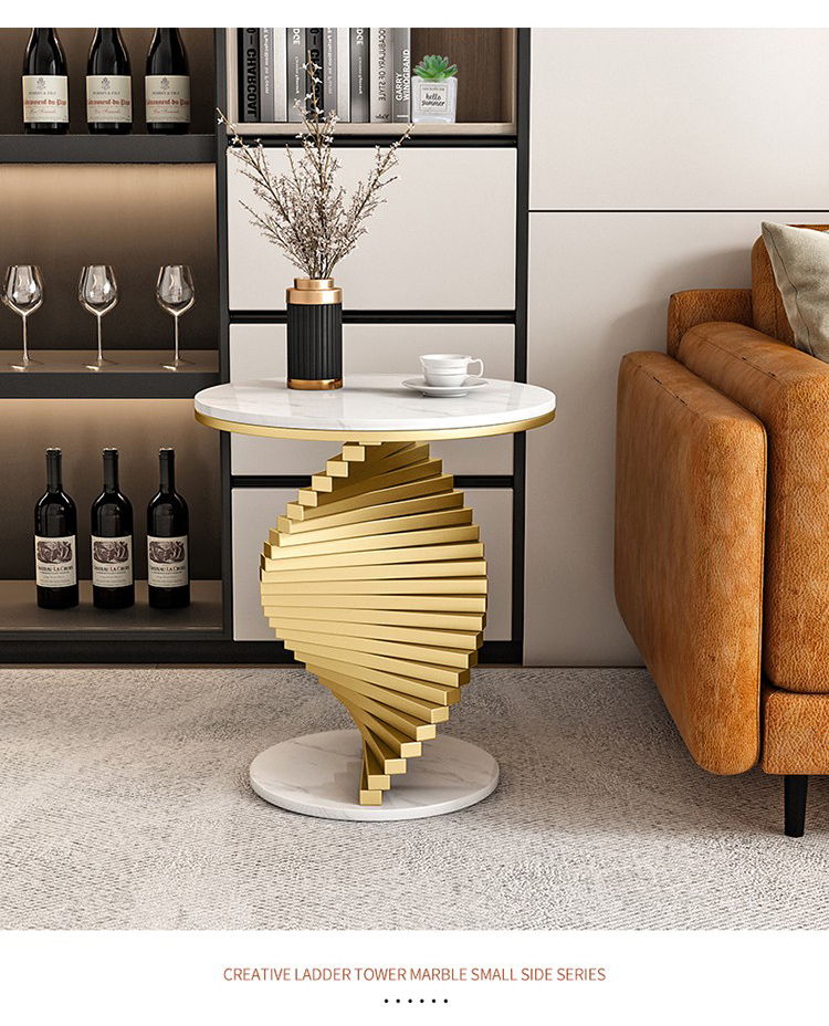 طاولة جانبية مودرن بتصميم ملتف 10 | طاولة جانبية مودرن بتصميم ملتف