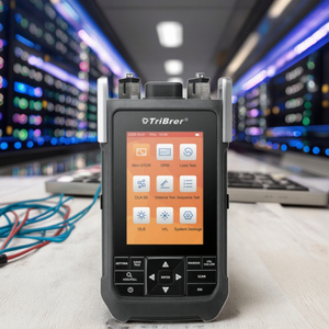 TriBrer Mini Optic PON OTDR 1310/1550/1625nm 10-in-1 Touch Screen Fiber Optic Tester 32/30/30dB 30-in-1