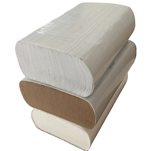 Wholesale Factory Dispenser 3-Ply Virgin Wood Pulp Embossed <strong>Interfolded</strong> Multifold <strong>V</strong> N Fold Tissue Paper Hand Towels - Product Image 5